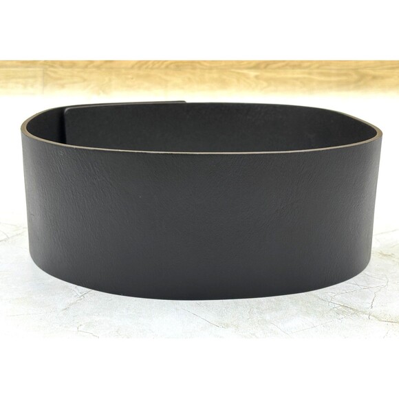 BA&SH Wide Cow Leather Belt Black Noir 1544-5144 Made in Italy US 29.5 Sm/Md EUC - Picture 5 of 16